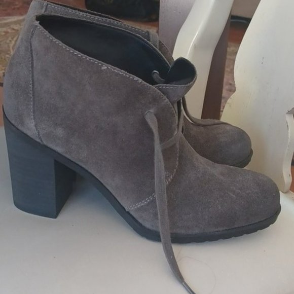 Franco Sarto western suede bootie nashville prairie 8 Dark Academia country - Picture 3 of 16